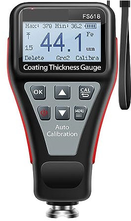 Lackmessgerät Auto, Autolack Dicke Gauge Beschichtung Dicke Meter 0-1500Um Lack Film Dicke Tester Zu Messen FE/NFE Farbe Werkzeuge