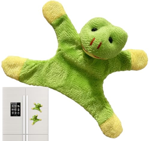 Magneti per frigorifero di peluche | Magneti di peluche per lavagna bianca e armadietti | Giocattolo magnetico educativo per bambini a partire da 1 anno