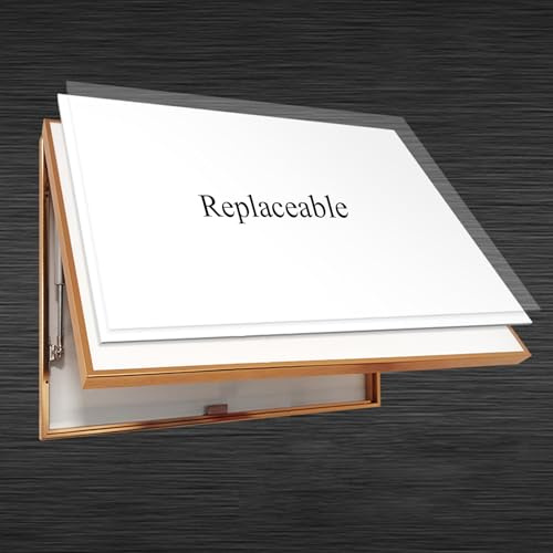 Cache Compteur Electrique Couvercle de Boîte à Disjoncteurs Interchangeable avec Image, Décoration pour Tableau Électrique, Couvercles de Tableaux Électriques(Natural frame,40x30cm(15 3/4x11 3/4))