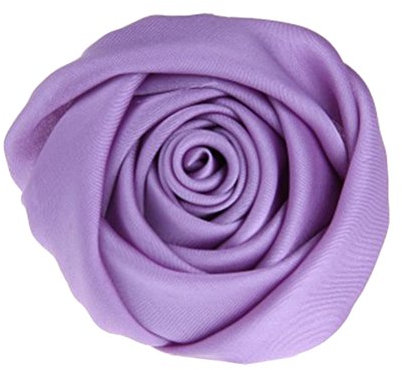 Cheerlife Rose Ansteckblume, Haarblume Haarschmuck Haarblüte Haarclip Haarklipp Blumen Brosche Blumen Kopfschmuck Bekleidung Zubehör Lila