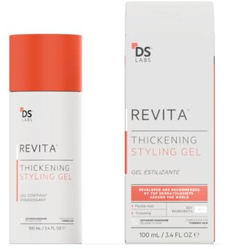 Gel de Peinado Revita de DS LABORATORIES - Suave con el Cuero Cabelludo y Bueno para la Salud del Cabello - Ayuda a Crecer un Cabello Más Grueso (100ml)
