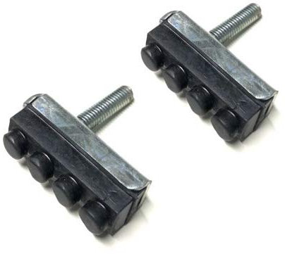 Bremsbacken Bremsbeläge Satz passend für Velosolex Velo Solex 3800, 4800 – M6 Gewinde, Hochwertige Bremsgummis 40x12mm
