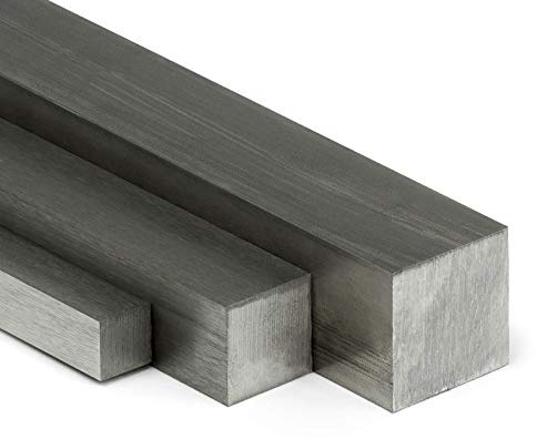 Edelstahl Vierkant VA V2A blank h11-8x8mm | L: 1000mm (100cm) auf Zuschnitt