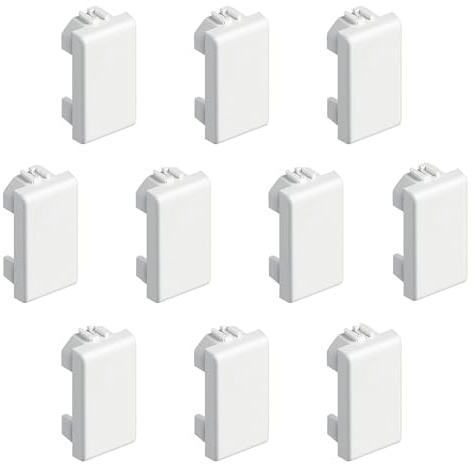 10 uds. Bticino Matix Falso Polo cubre orificio AM5000 tapón iluminación interruptor