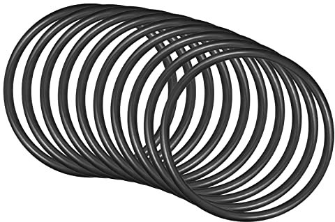 QUARKZMAN Nitrile Gomma O-Ring 80mm x 70mm x 5mm Guarnizioni di Tenuta Anelli Rubinetti Rotondo Guarnizione Rondella per Rubinetto Idraulica Riparazione Sigillatura Connessione, 10 Pezzi
