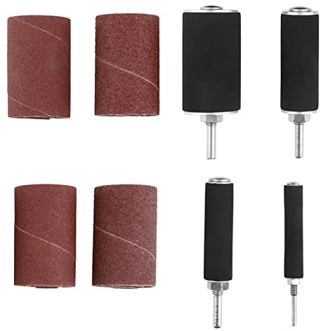 Bohrmaschinen-Schleiftrommel-Set, 20-teiliges Spindel-Schleiftrommel-Schleifwerkzeug-Set, Antriebsspindelschleifer mit Koffer für Bohrmaschine