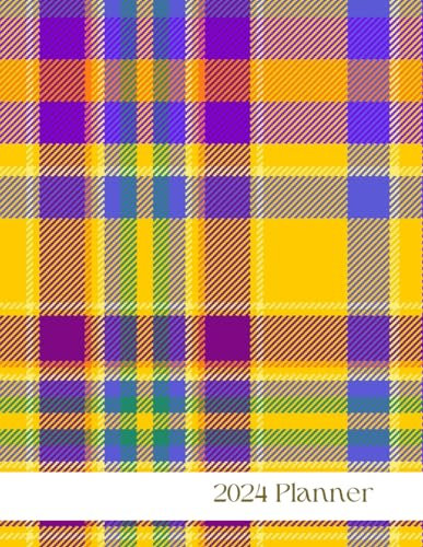Plaid 2024 Pre-Filled Bullet Planner - 8.5x11in - 200 pages: 200 page bullet journal ready to go with goal setting, planning, mood, habit tracker pages, and calendar pages.