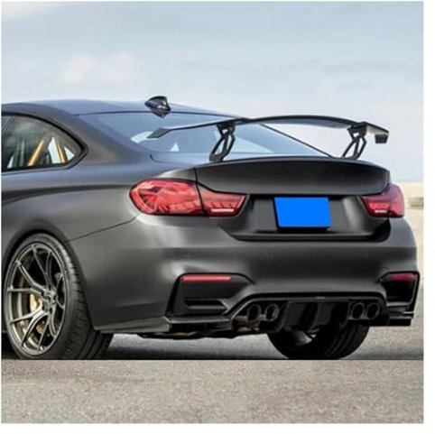 Spoiler Wing Auto Spoiler Flügel Refit FÜR F80 M3 E92 E46 F82 M4 M5 M6 F22 F30 F32 F33 F36 G20 G30 2014-UP FÜR GTS-V Stil ABS Glänzend Schwarz Heckspoiler(Unpainted Primer)