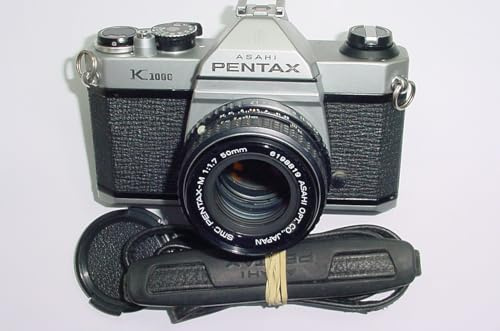 fully working 35mm Film SLR Manual Camera for Pentax K1000 with Pentax-M 50/1.7 smc Lens