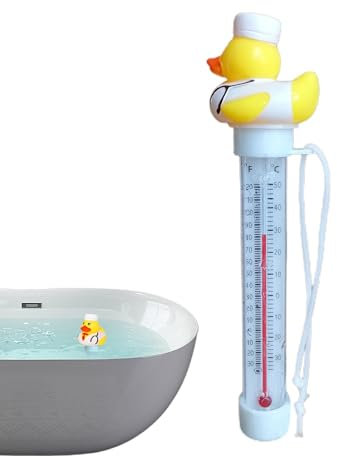 Schwimmender Wasser-Thermograph – Präzises Pool-Thermometer, Schwimm-Thermograph | Messung Der Innen- Und Außentemperatur, Perfekt Für Wasserparks Und Badezimmer