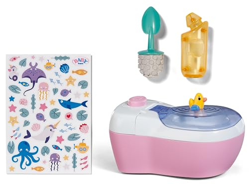 BABY born Poo-Poo Toilet - Doll Toilet with Flushing Sounds, Toilet Song & Accessories Doll Accessory - For Dolls Sized 36 cm & 43 cm