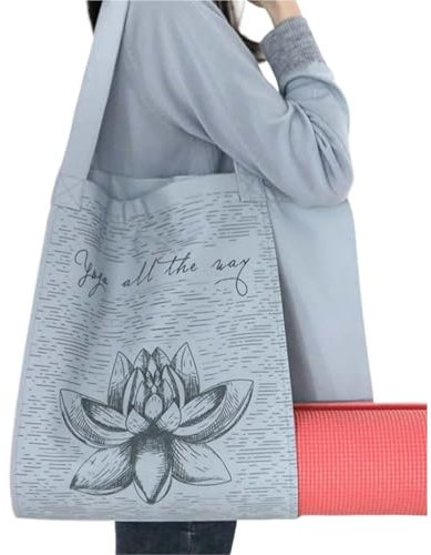 ZRHWSPD Tasche für Yogamatte Multifunktionale Canvas-Yoga-Tasche, Turnmatten-Tasche, Yoga-Rucksack mit großem Fassungsvermögen, Pilates-Matten-Aufbewahrungstasche, Mattenträger(Color-10)