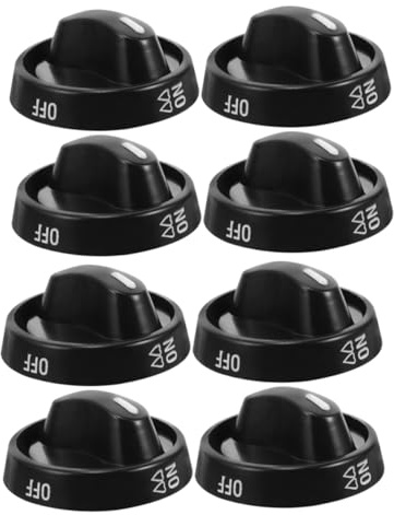 POPETPOP 8pièces Kit De Boutons De Commande Pour Cuisinières à Gaz Et Électriques Plaques De Cuisson Fours Remplacements De Boutons De Four De Cuisine