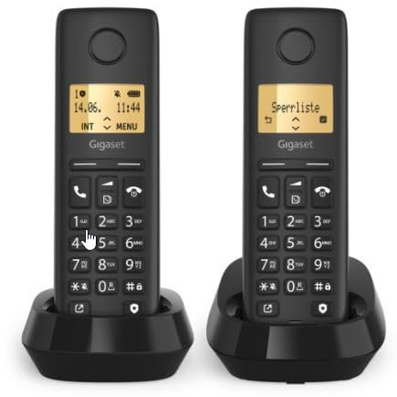 Gigaset Pure 100 Duo - Telefono cordless Int.Ware