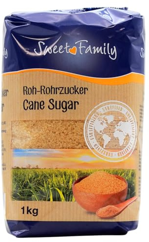Nordzucker Sweet Family Roh-Rohrzucker unrafffiniert, 5er Pack (5 x 1 kg)