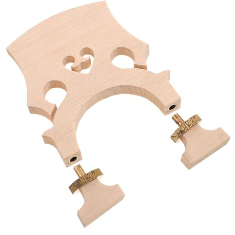 Didiseaon Violonchelo Puente de Madera de Arce Ajustable Puente Europeo Alto para Repuestos de Violonchelo Adecuado para Cello