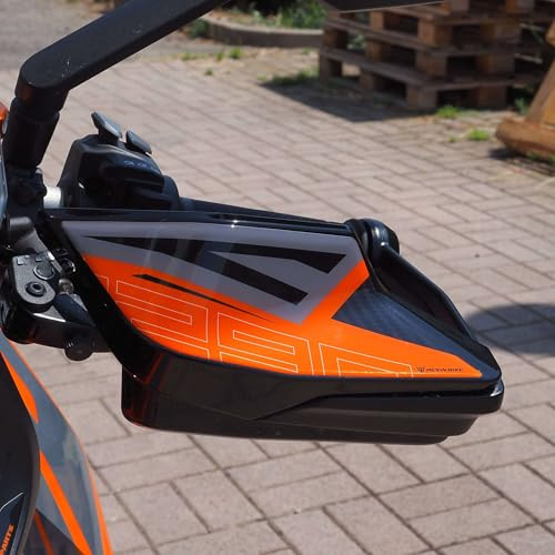 Resin Bike Motorbike 3D Stickers Compatible with KTM 1290 Super Duke GT 2019-2024. Bike Protection Hand Guards From Bumps And Scratches. Sticker 3D Resin Gadget Moto