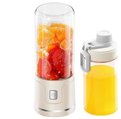 Nouveau ModèLe 2026 Extracteur De Jus Portable, Mini Blender Portable, Blender Smoothie 38 Lames AffûTéEs,MéLange Tridimensionnel à 360°,Couvercle De Tasse Universel,Pour Jus, Milkshakes Smoothies (B)