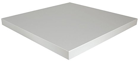 Dekorspanplatte hellgrau Spanplatte als Tischplatte, Schreibtischplatte, Laden- & Möbelbau, Maße: 50 x 50 cm, Stärke: 28 mm
