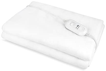 Wärmeunterbett Elektrisch Einzelbett | Größe 150 x 80 cm | 2 Temperaturstufen | Heizunterbett aus 100% Polyester | Elektrischer Matratzenbezug | Pekatherm UP1052