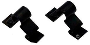 Lot de 2 clips vitre Four, cuisinière 72X0273 DE DIETRICH Four, cuisinière 72X0273 DE DIETRICH
