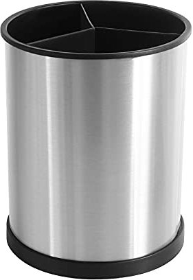 Szuah porta utensili da cucina, porta utensili da cucina, in acciaio INOX, a prova di impronte digitali e ruggine.
