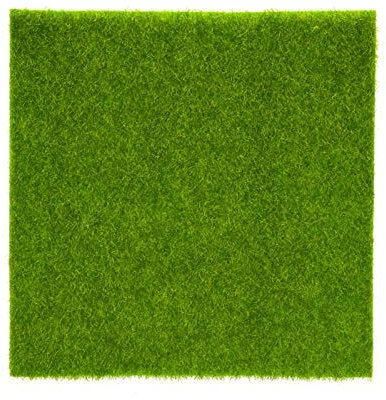 kunstrasen matte 15 cm + Kunstrasen 2 Größen Synthetische Matte Rasen Garten Micro Landschaft Ornament Wohnkultur(30 * 30cm)