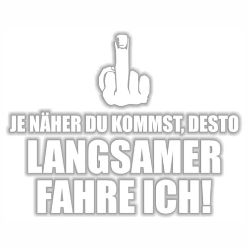 Spaß Kostet Aufkleber Je näher du kommst (Wetterfest)
