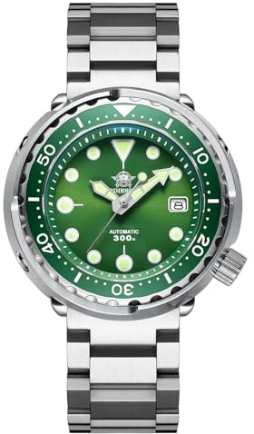 ADDIESDIVE Herren Automatik Automatikuhr Elegant Lässig Mechanisch Armbanduhren Mit Saphirglas Edelstahlarmband/taucheruhr Herren