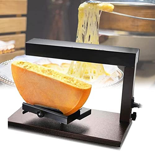 GZYHDC Electric Raclette Cheese Melter, Raclette Grill Machine with Thermostat Control, Fast heating, Easy to Operate for Makes Swiss Style Cheese Sauce