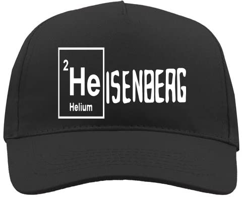TeeDesign Casquette Heisemberg - Gadget Vêtements pour Homme Femme - Chapeau Heisemberg - Taille Unique - Noir