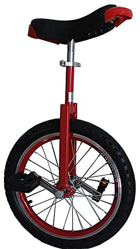 Einrad Einrad für Kinder 16 Zoll, Jungen Mädchen Anfänger Einräder Alter 4/5/6/7 Jahre, Höhe 115-155 cm, Outdoor kleines Rad Einrad mit verstellbarem Sattel