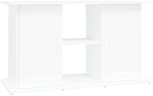 vidaXL Aquariumständer Weiß 101x41x58 cm Holzwerkstoff
