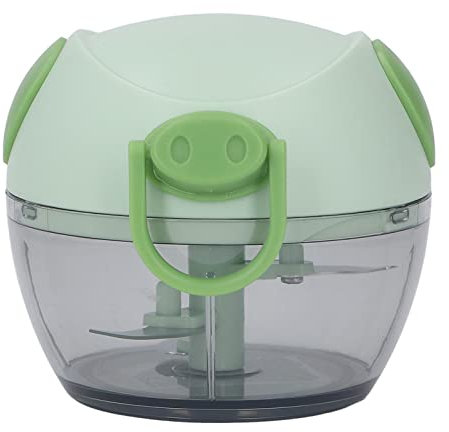 Procesador De Alimentos Manual, Picador De Verduras, Pequeño Mini Picador De Cebolla Con Cuerda Manual, Picadora De Ajo Para Cocina(01)