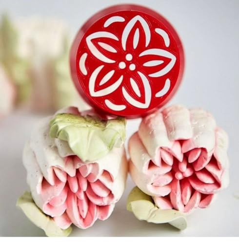 lrsweetdesign Russian Nozzles No. 7, Tulip for Piping Bags, 3 x Set, XXL, 5 cm Diameter