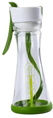 F Fityle Botella mezcladora, Botella Manual para Ensalada, Almacenamiento de Jugo con Fugas, Taza mezcladora de café para vinagretas de Restaurante en casa