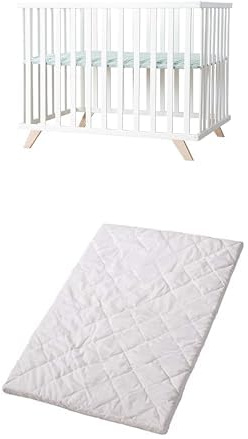 roba Bundle Laufgitter 'Lil Planet Frosty Green', 75x100 cm + Laufgittermatratze 75 x 100 cm