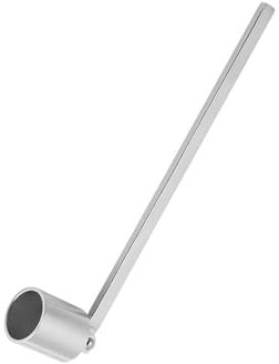Stilvoller Kerzenlöscher aus Edelstahl für die Heimdekoration (Silber)