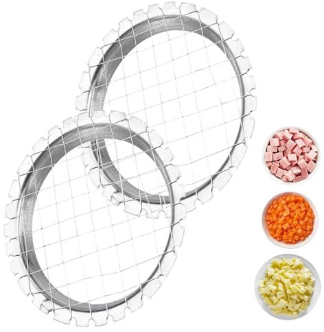 2 pcs Dicer, Egg Salad Masher, Portable Breakfast aid, Mirror Polished Hard and Durable Stainless Steel,Cut into Squares, Decorate The Meal.