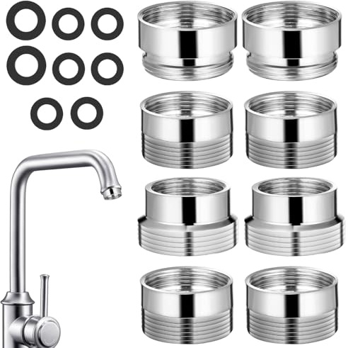 Hemobllo 8 pièces Kit de Adaptateurs Robinet Cuivre Raccords Précis pour Filtre à Eau Cuisine et Jardin Connexion Étanche pour Tuyau D Arrosage Installation Facile