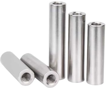 Gewindestift Zylinderstift-/Lochpositionierung aus Edelstahl 304 mit Innengewinde, Verbindungsstangen-Doppelendstift Zur Reparatur(1pcs 12x65xM6)