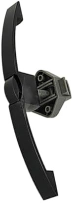 NEIQIUWING Tirador de cerradura para armarios de autocaravanas, cierre de cajón con botón de presión de nailon, universal para barcos, yates y muebles, 20 x 2 x 5 cm, color plateado