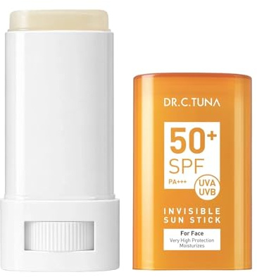 Dr. C. Tuna Invisible Sun Stick, SPF 50+, PA+++, UVA/UVB Protection, Moisturising Face Sunscreen
