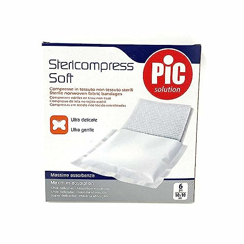 Pic Stericompress Soft Compresse Di Garza Sterile 10 X 10 cm 6 Pezzi