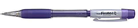 Pentel Fiesta II AX127W Druckbleistift, 0,7 mm, Violett/Weiß, 12 Stück