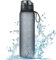 FULDENT Sports Water Bottle 1L, 750ML Leakproof Design Water Bottle with Time Marker, BPA Free Tritan Plastic Drinking Bottle for Teenager, Adult, Sports, Gym, Fitness, Cycling, School & Office