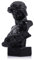 LCCCK 15.2 cm H Schwarze griechische Mythologie Büste Statue, Harz Aphrodite Statue und Skulptur für Kokette Raumdekoration, Dark Academia Raumdekoration, Partition, Couchtisch Mittelstück