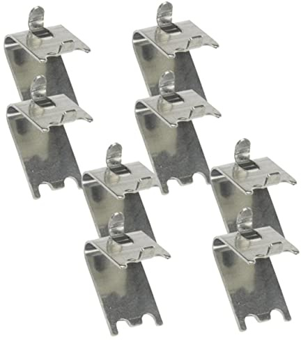 CANIGHT 8pcs Freezer Shelf Clips Refrigerator Rack Hooks Sturdy for Fridge Organizers