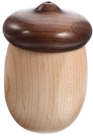 SHOWERORO Cotton Bud Mit Deckel Tragbare Pegwood Box Für Hause Für Täglichen Gebrauch Hochwertigem Walnussholz Gefertigt Und
