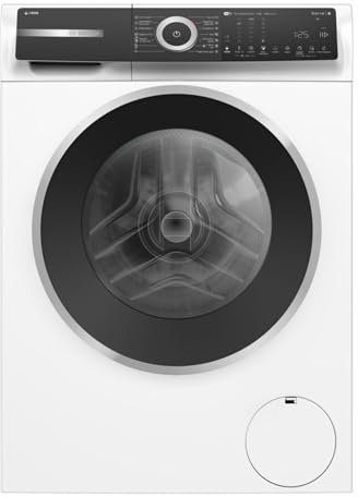 Bosch - Lavadora de carga frontal, 9 kg, Serie 6, i-DOS, IronAssist, Home Connect, Pausa + Carga, Blanco, WGH244A0ES